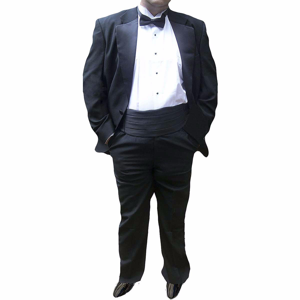 Men's 100% Wool 5 Piece Tuxedo Suit