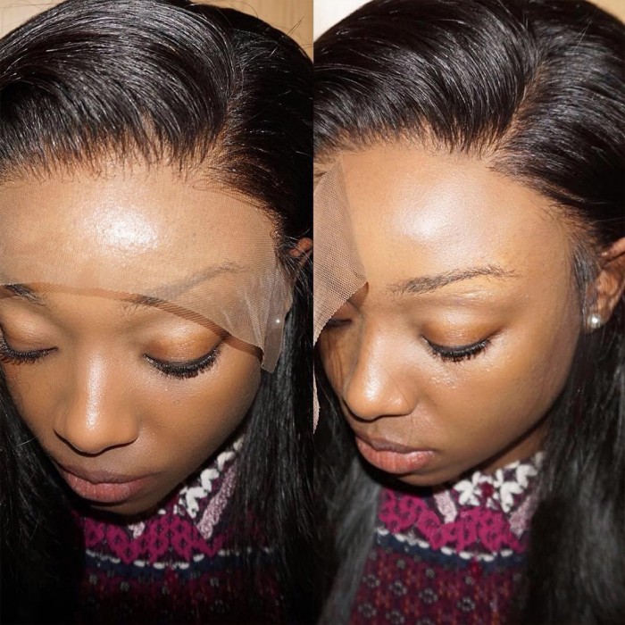 Wig Undetectable 13x6 Frontal Lace 150% 18" Straight Hair