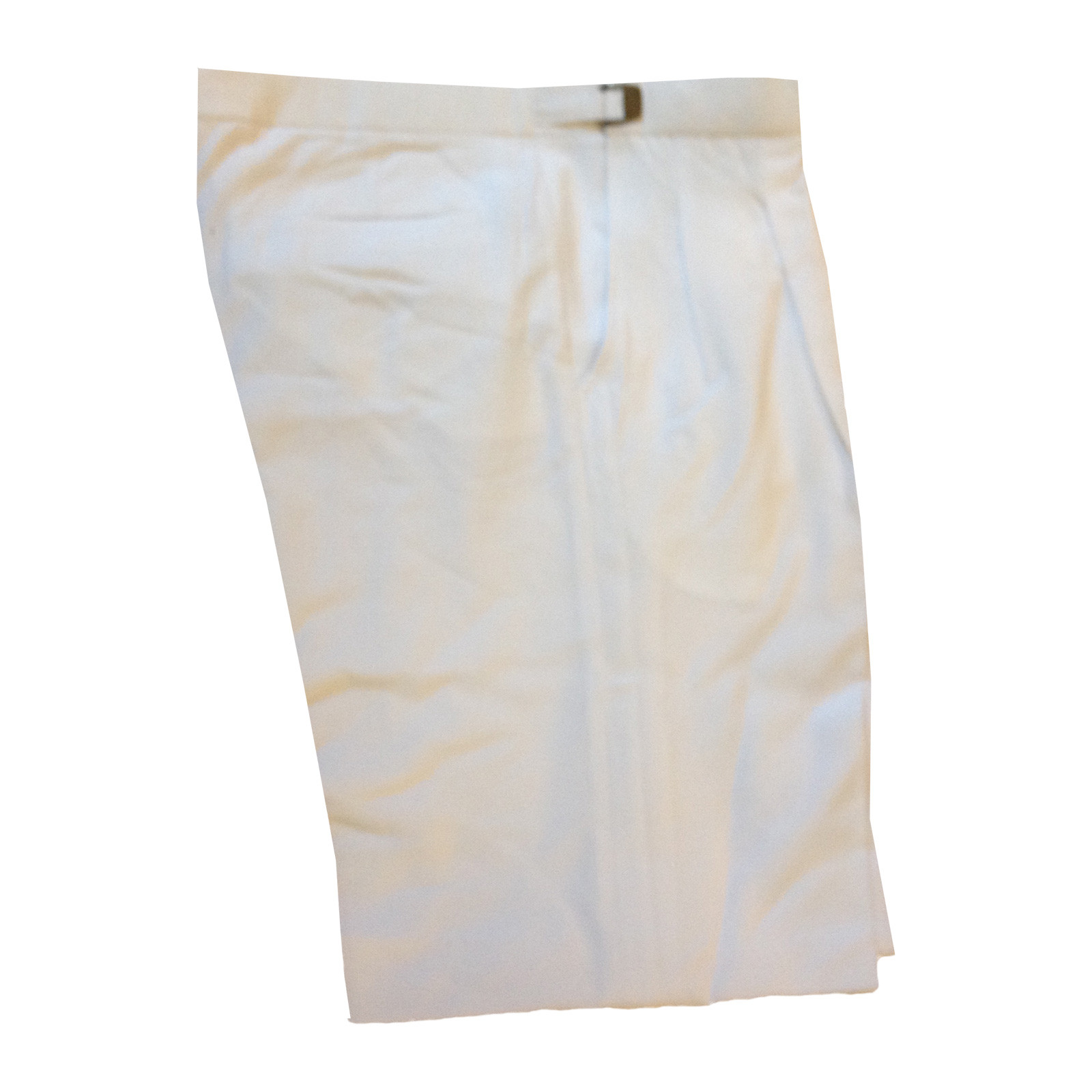 Mens White Polyester Tuxedo Pants