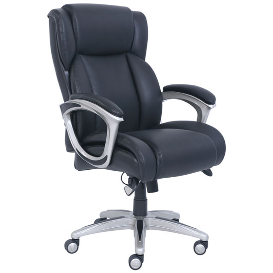 A La Z Boy Executive Chair with Silver Frame