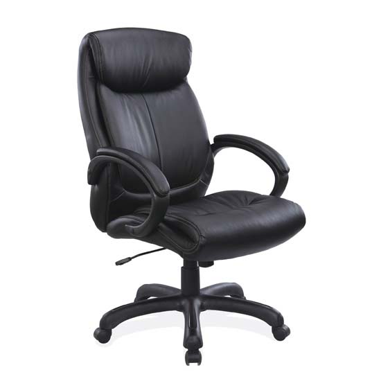 An Executive High Back with Black Frame An Executive High Back with Black Frame