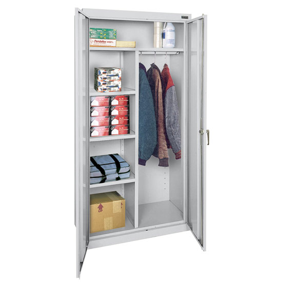 Combination Wardrobe and Storage Cabinet - 8118 - 18 Combination Wardrobe and Storage Cabinet - 8118 - 18