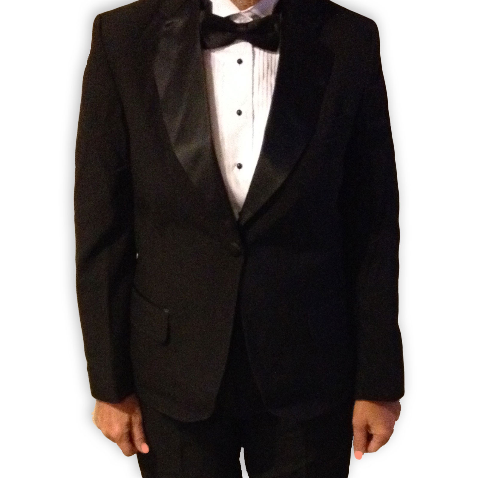 Woman's Tuxedo Jacket with Notched Collar